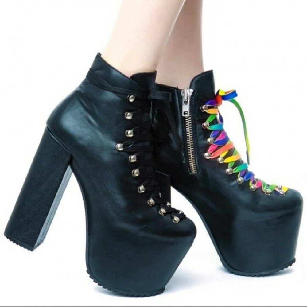 UNIF “Hellbound” Black Boots - Brand New. Sz 6